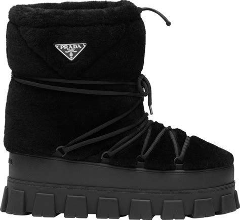 black prada snow boots|Prada boots cost.